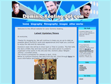 Tablet Screenshot of dominickeating.com